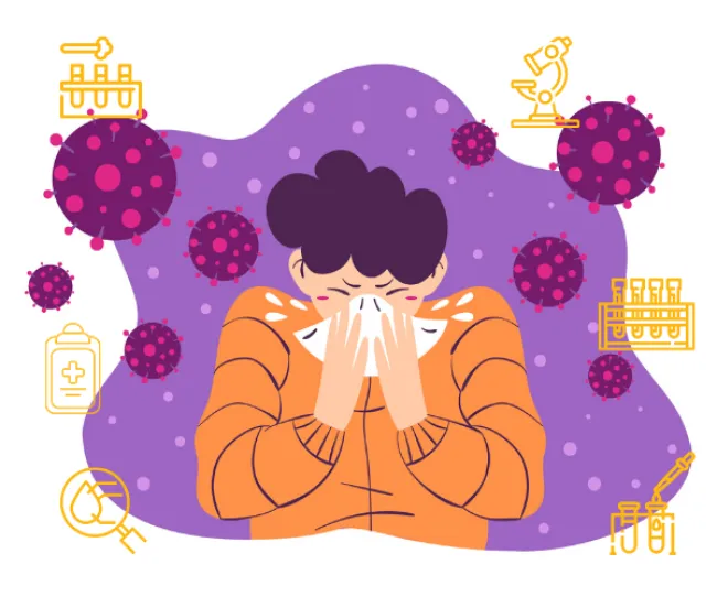 Alergia sezonieră Vs. Gripă Vs. COVID-19