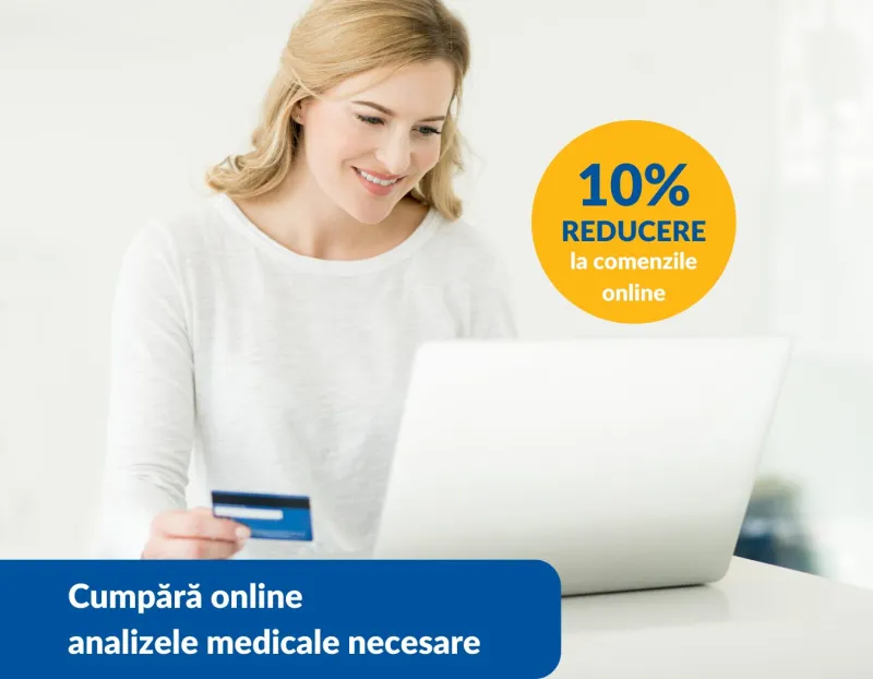 Cumpără online și beneficiază de 10% reducere
