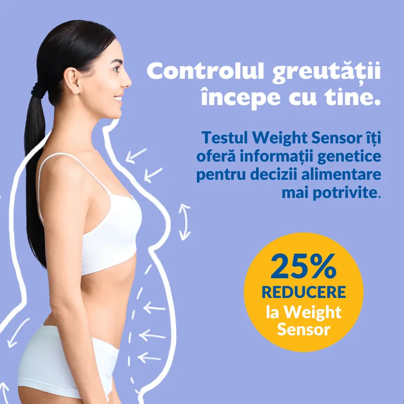 Weight Sensor – test de nutrigenetică pentru controlul greutății