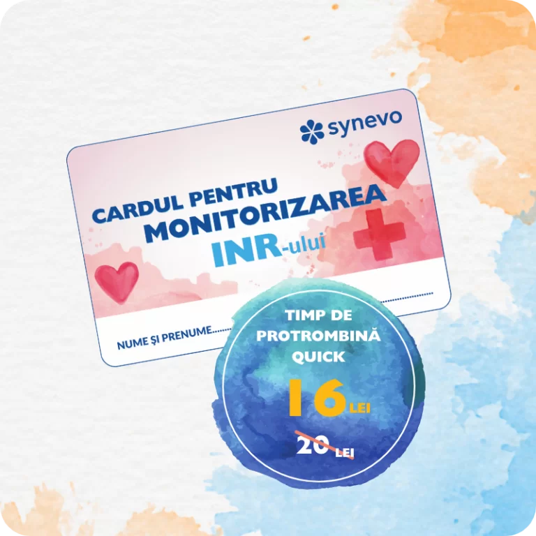 test INR, campanie pentru monitorizarea INR-ului